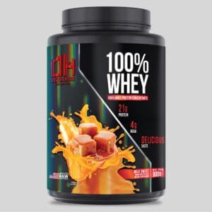 Whey Protein 100% concentrado - 900g - Doce de leite